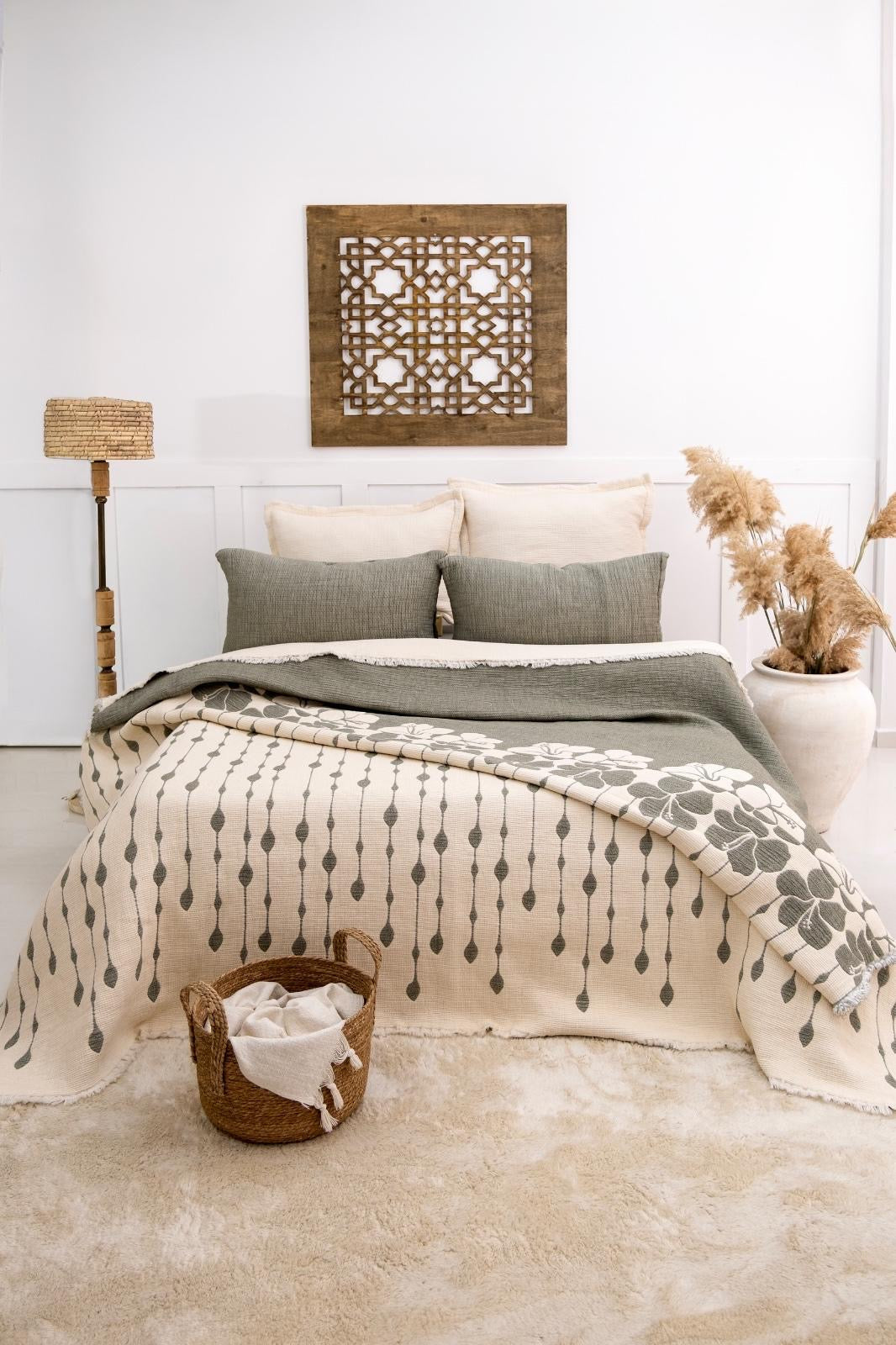 Organik Pamuk Yatak Örtüsü