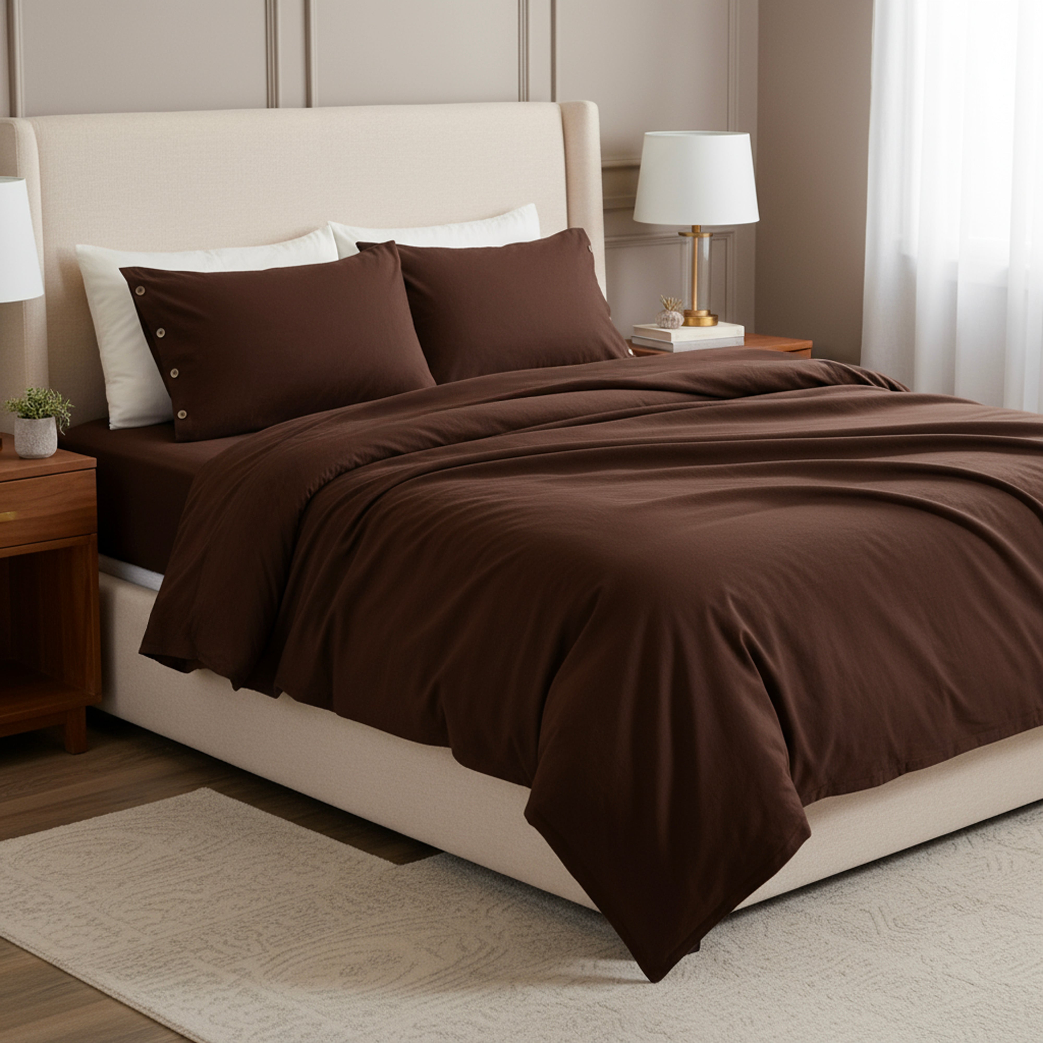 Nefaset Kakao Çekirdeği Nevresim Takımı