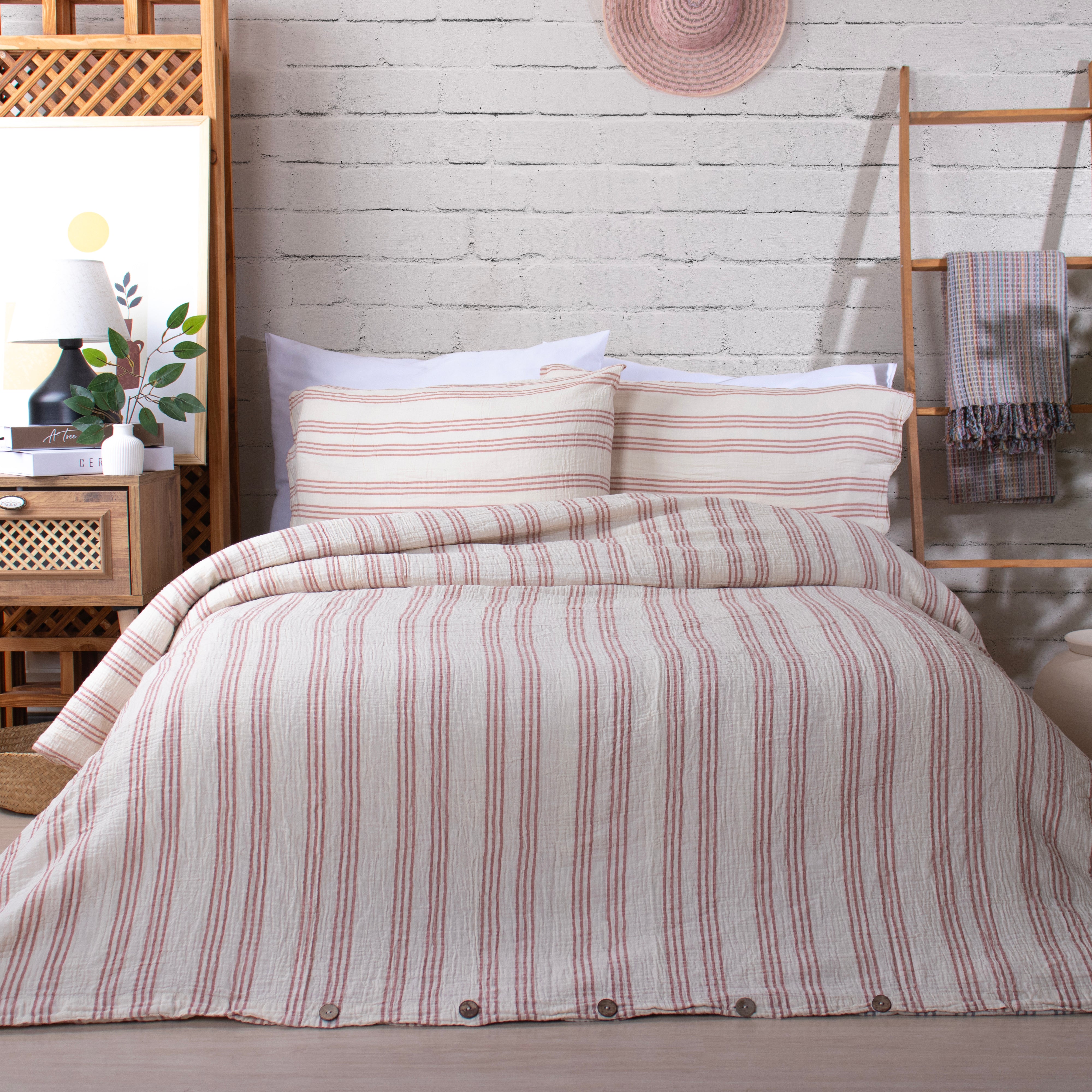 Elara Çizgili Nevresim Takımı