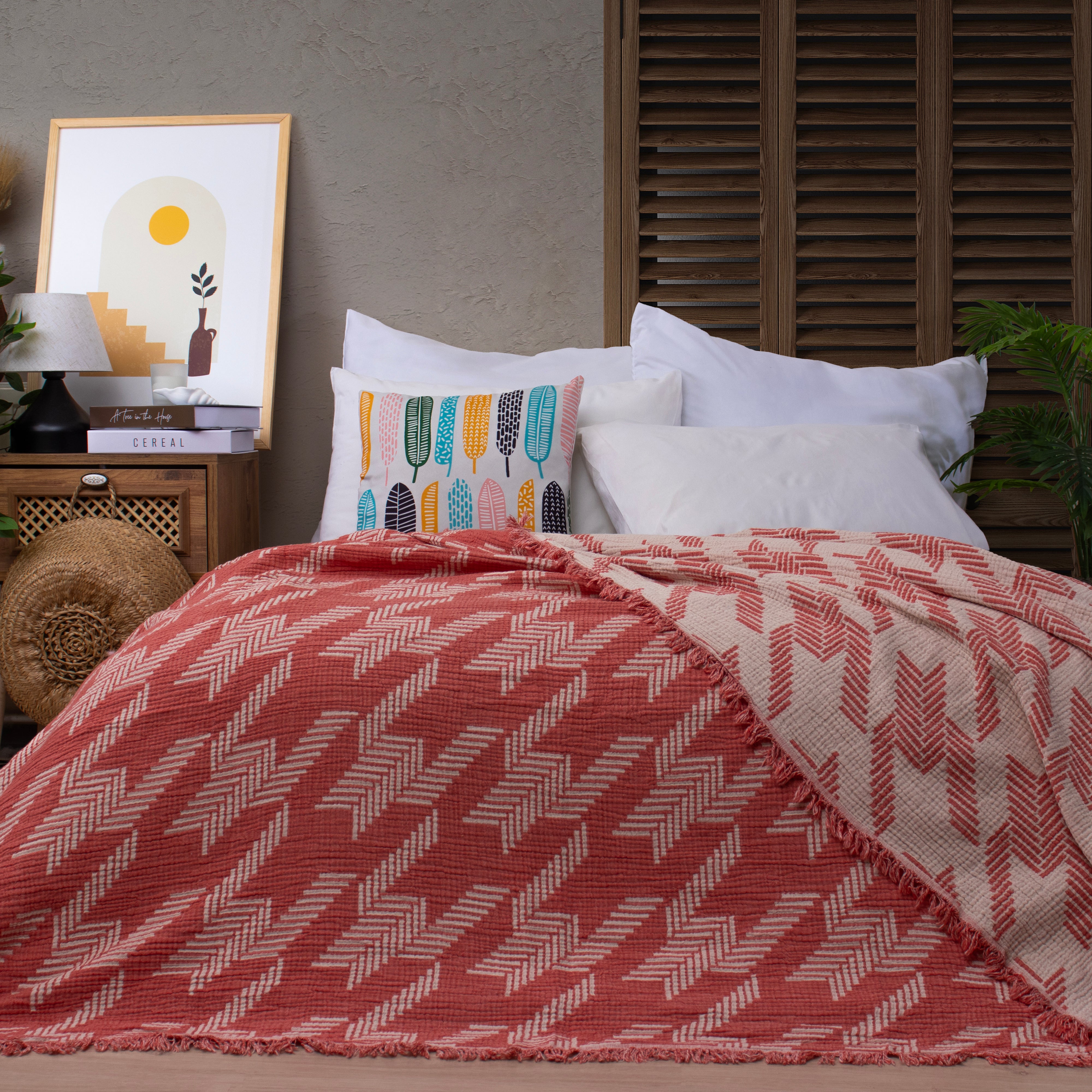 Vibrante Yatak Örtüsü