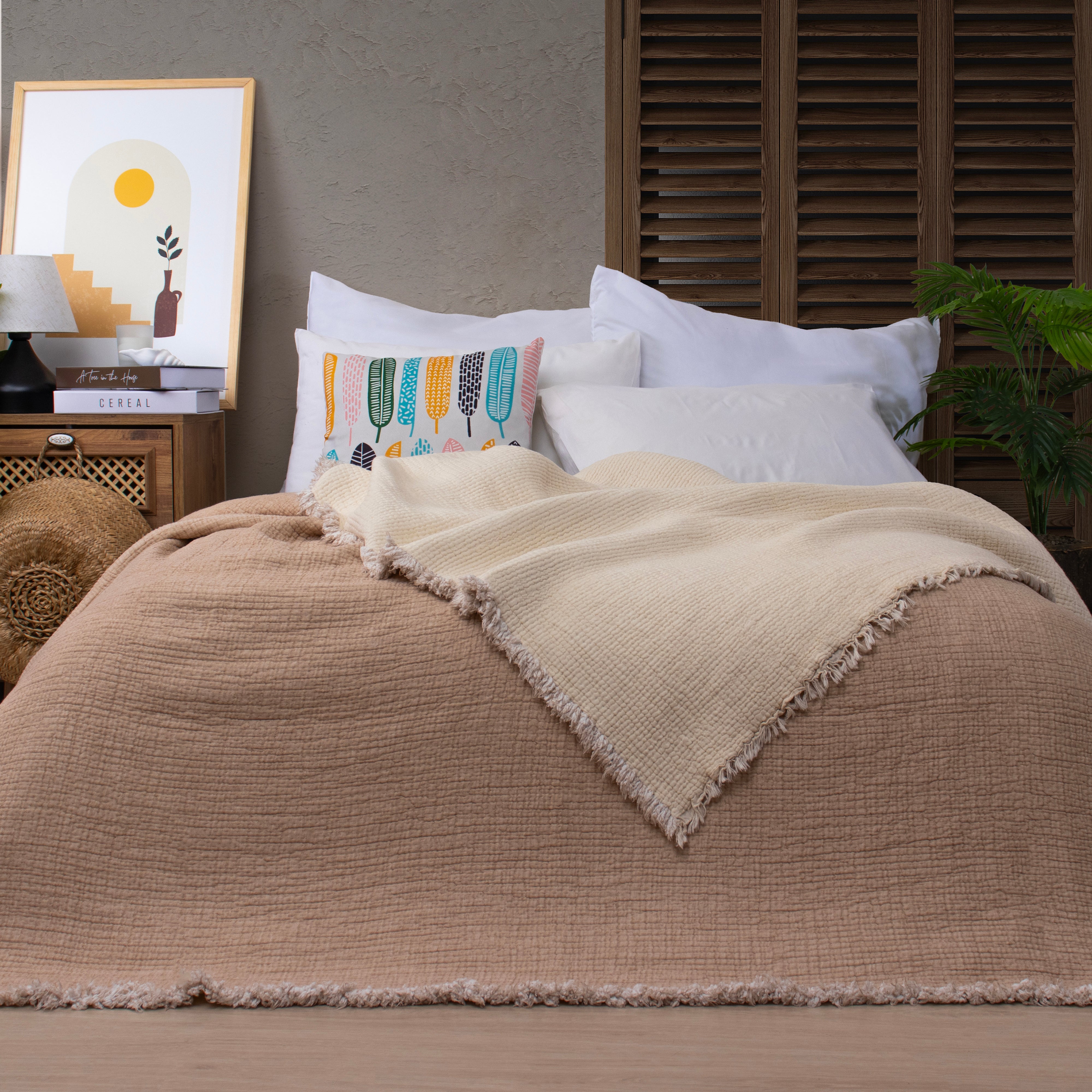 Tessora Müslin Yatak Örtüsü