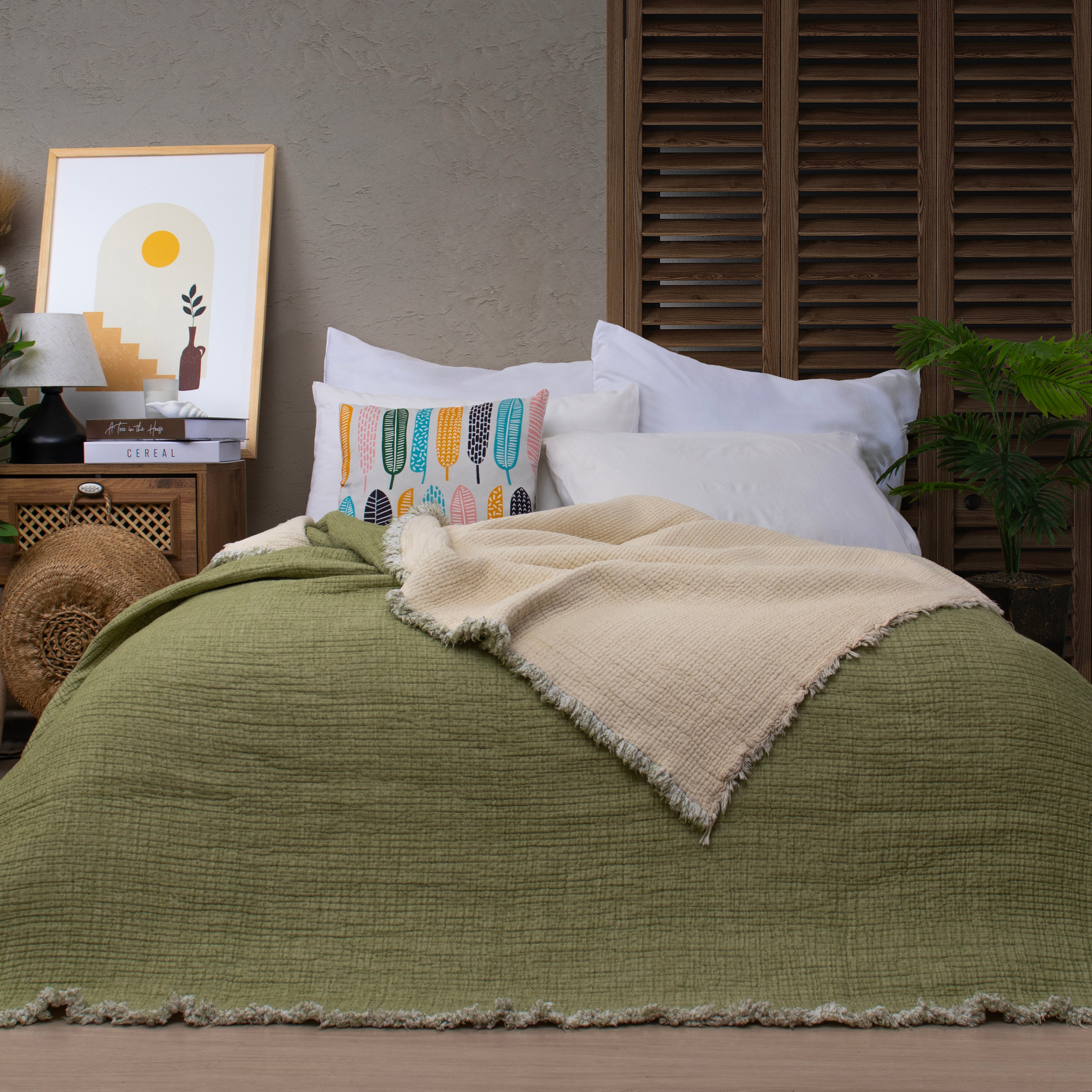 Tessora Müslin Yatak Örtüsü