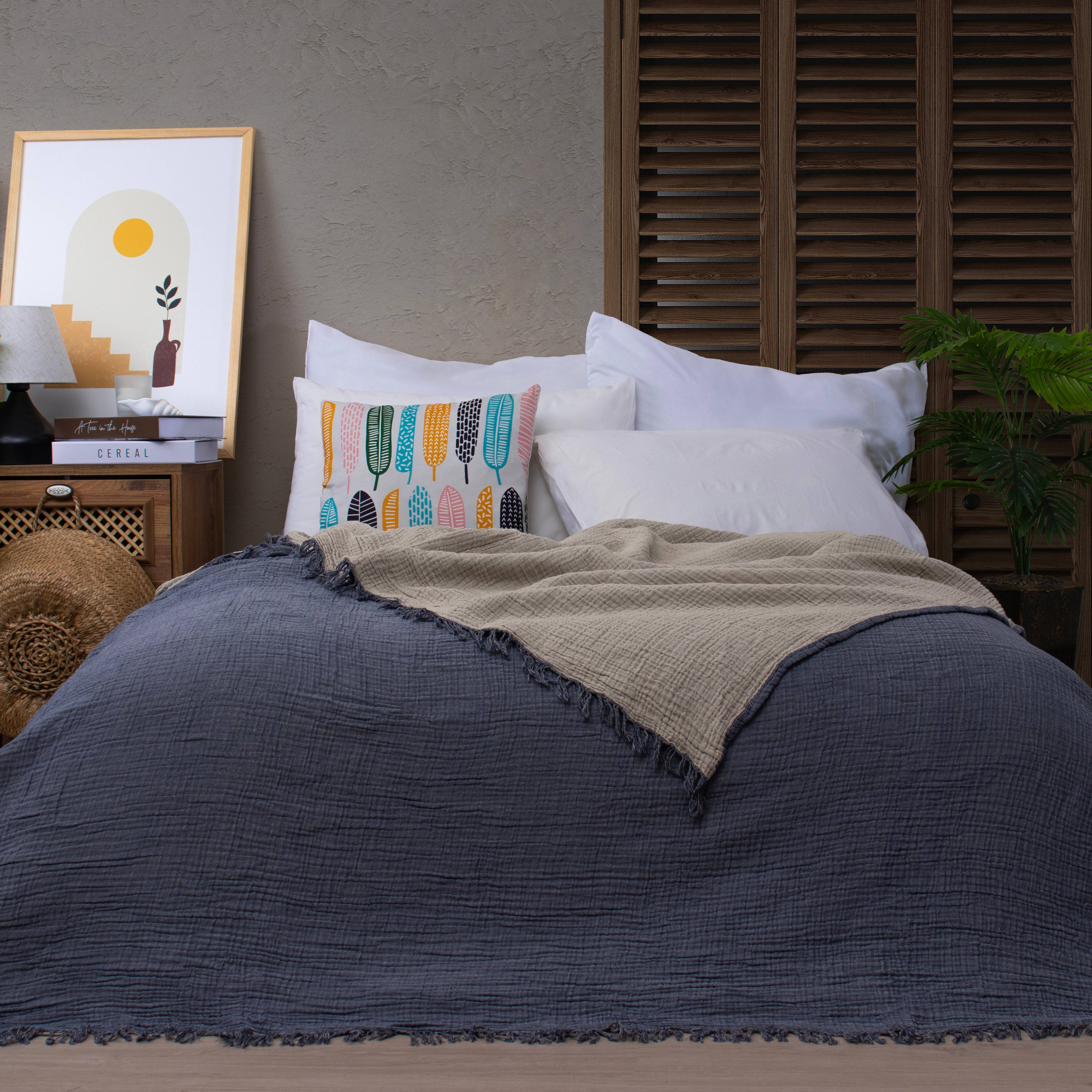 Cromella Müslin Yatak Örtüsü