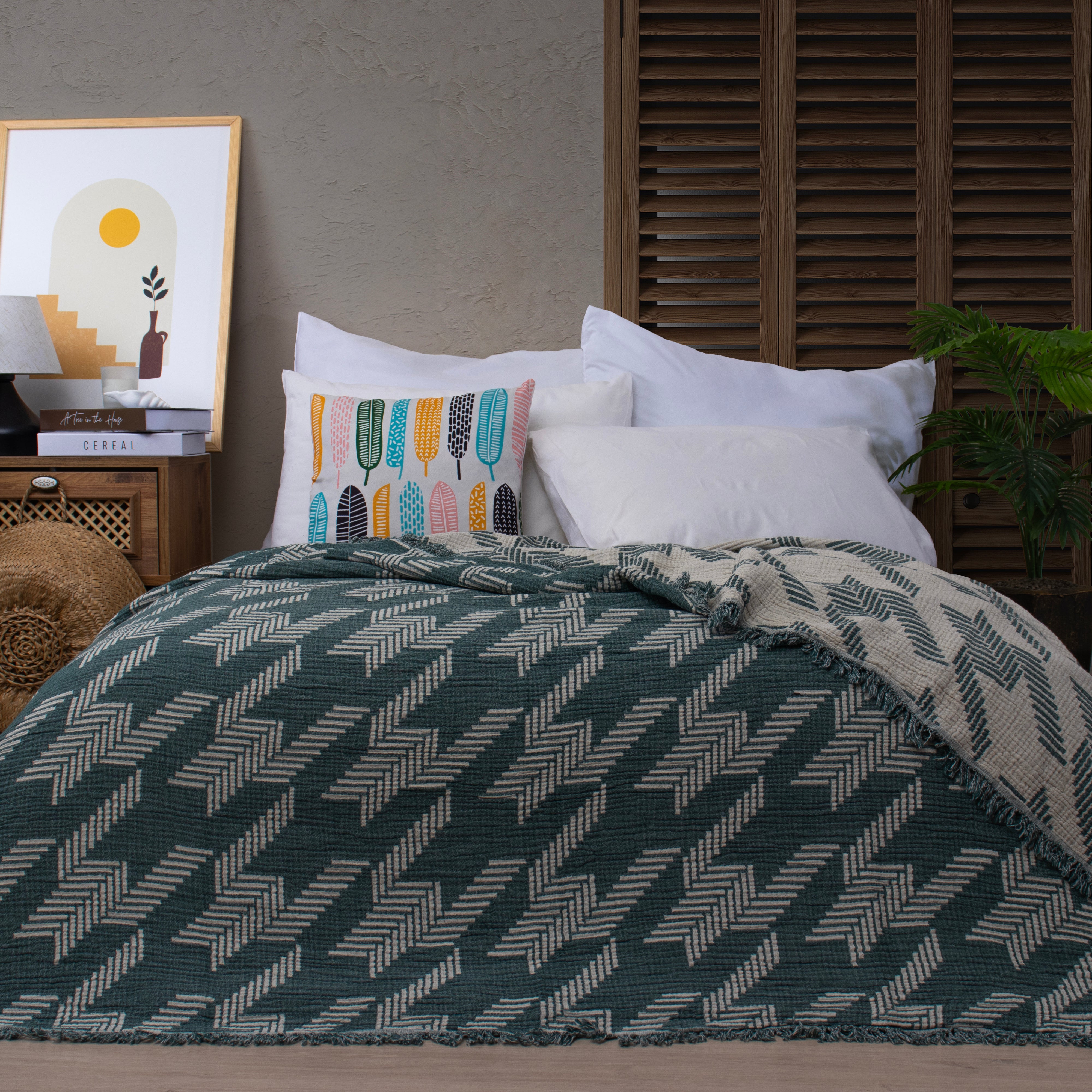 Vibrante Yatak Örtüsü