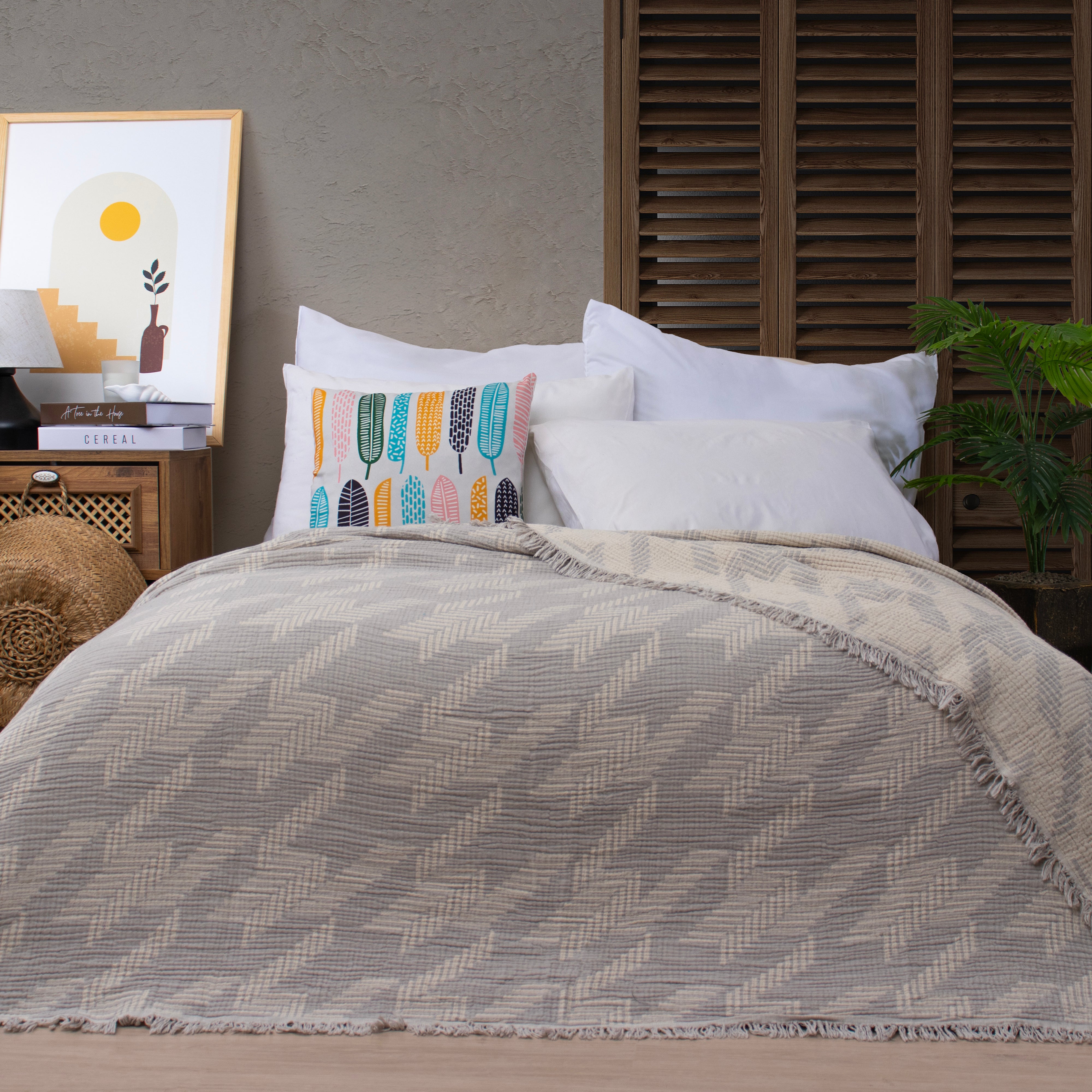 Vibrante Yatak Örtüsü