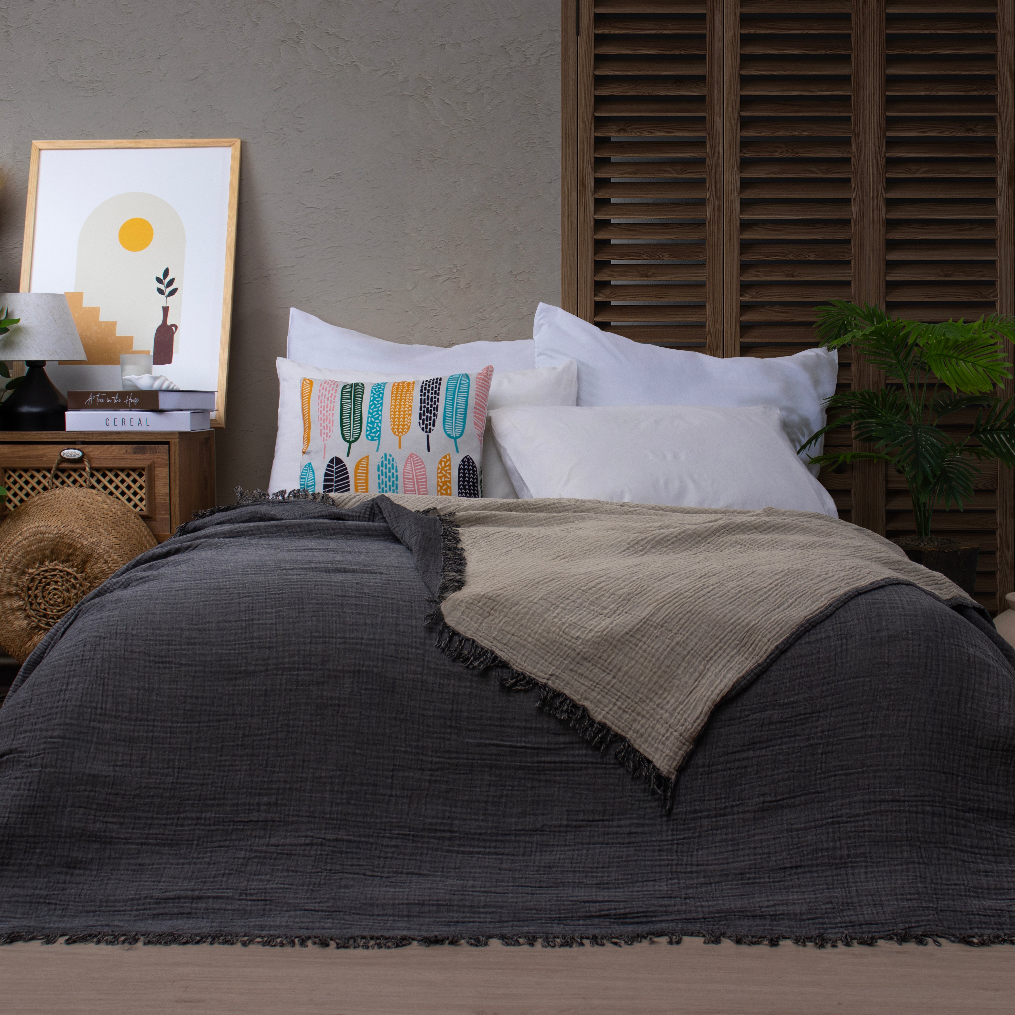 Cromella Müslin Yatak Örtüsü